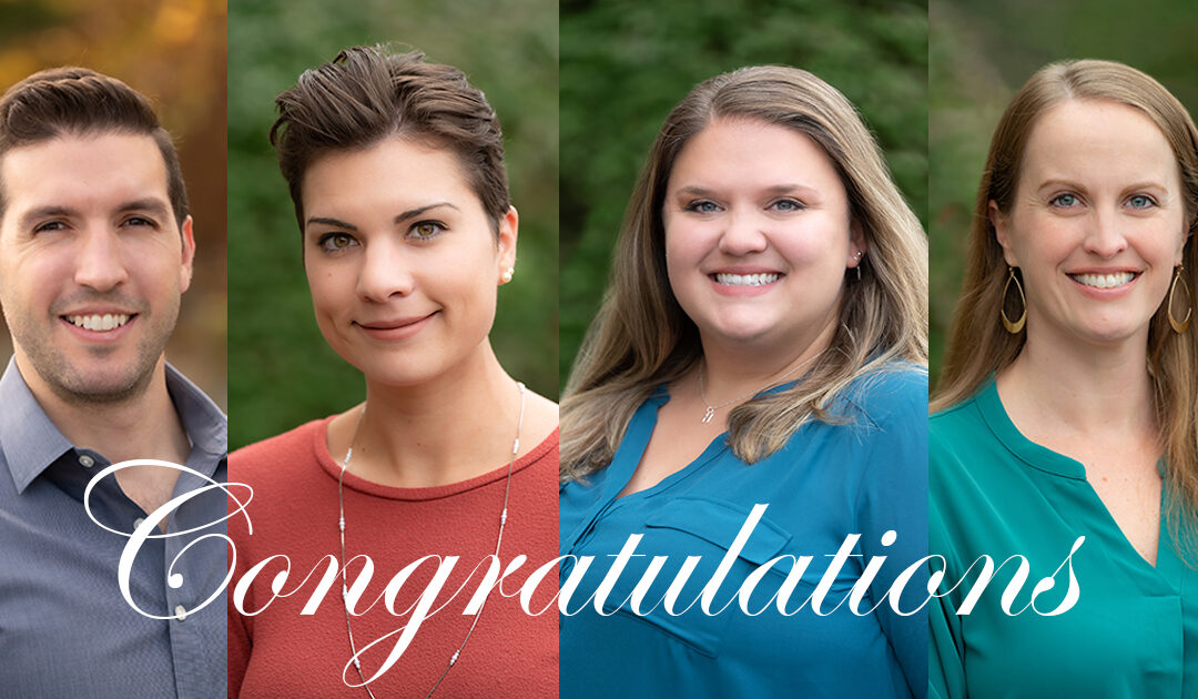 Jonathan Quell, Julie Rahilly, Heather Martins, and Kristen Baker promoted to Associates