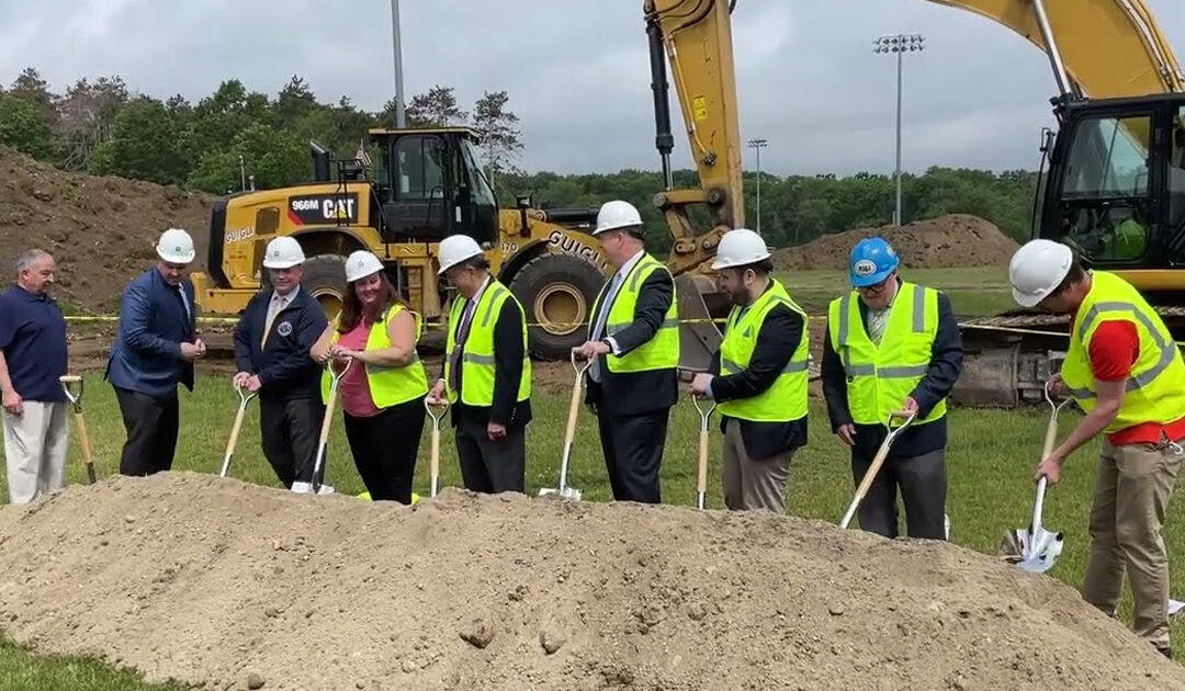 Town of Norwood breaks ground for the new Coakley Middle School