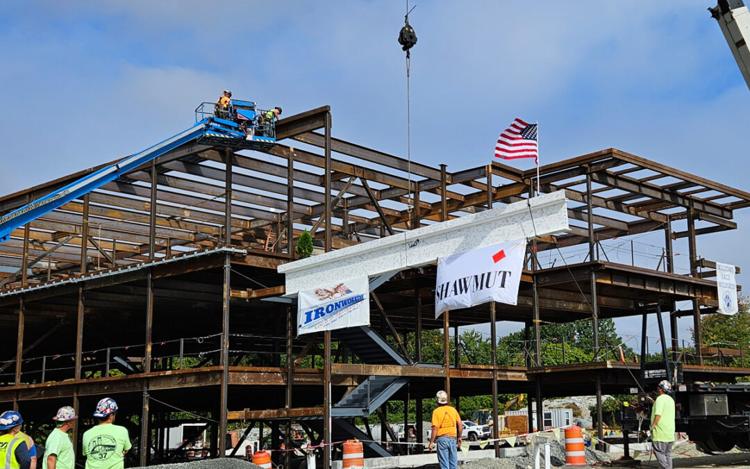 Martin Middle School topping off ceremony