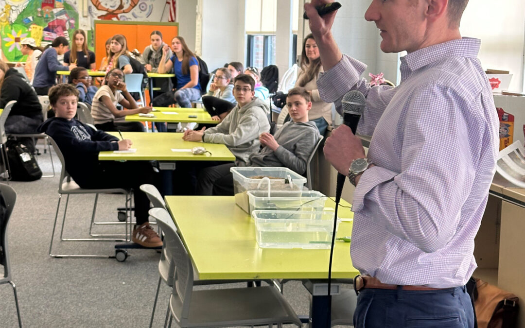 Ai3 presents geothermal lesson at Galvin Middle School