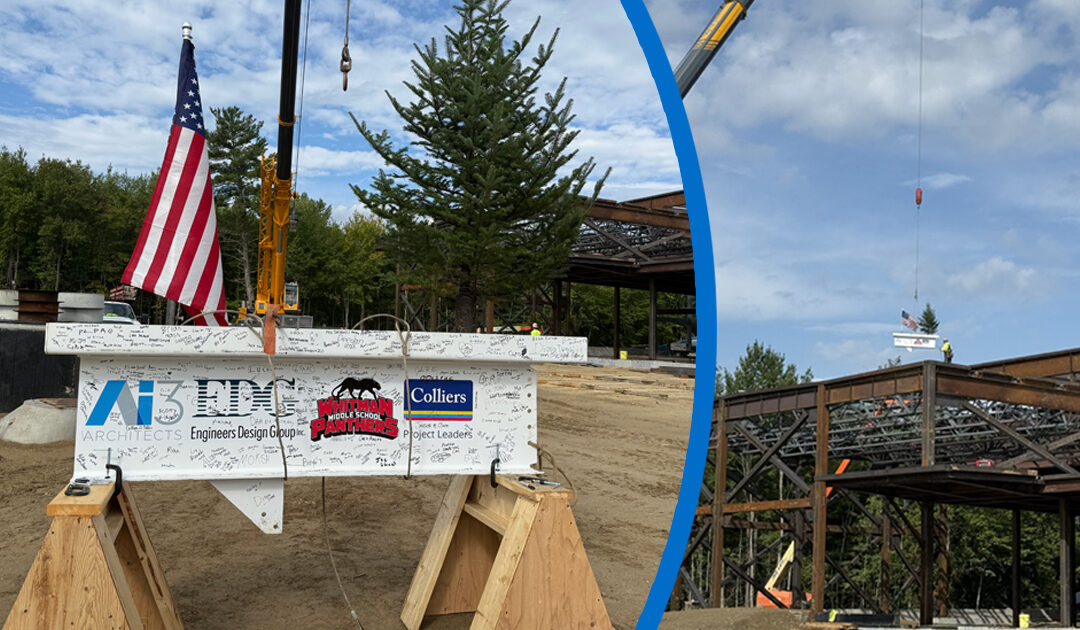 Whitman Middle School topping off ceremony