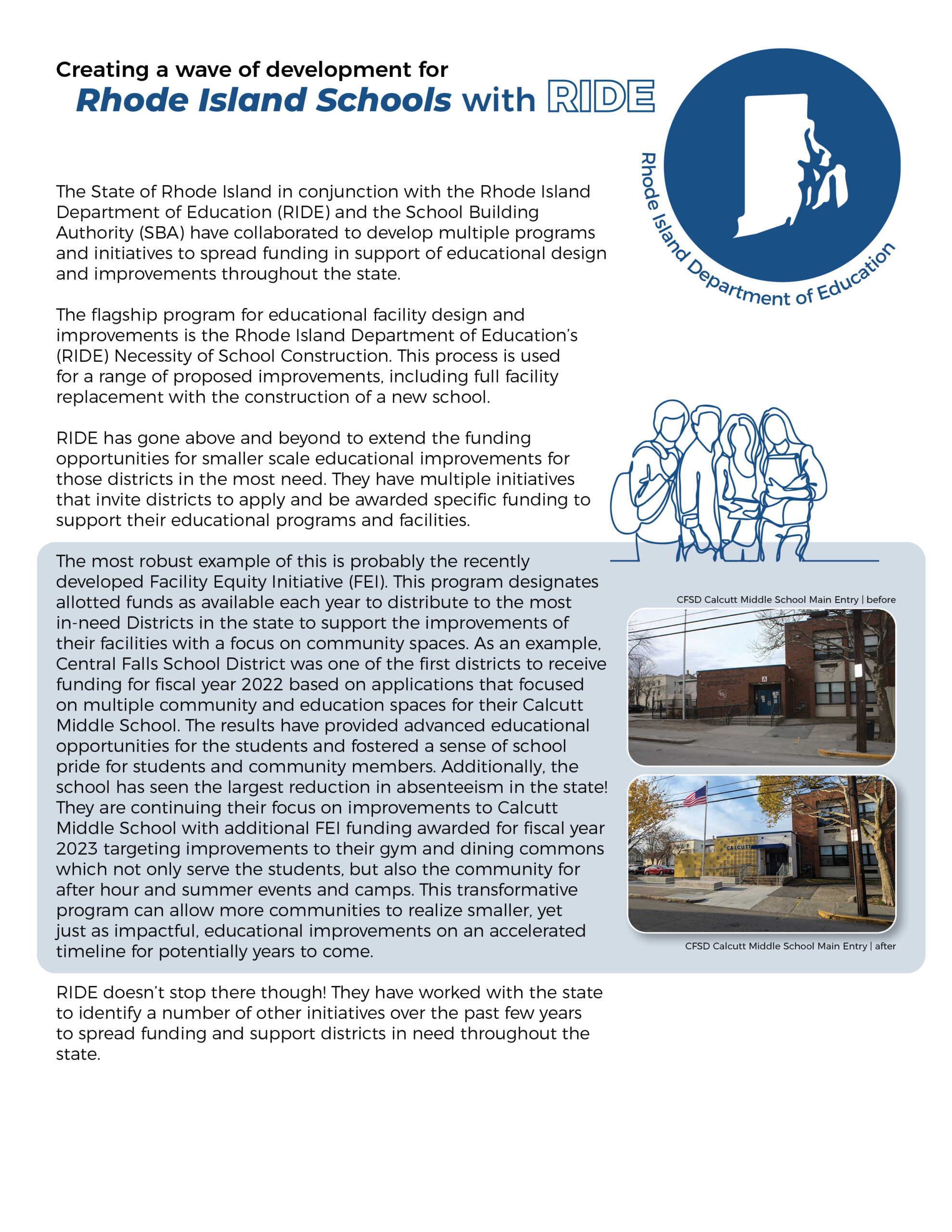 RIDE Initiatives REVISED B.M.C. Durfee HS 1