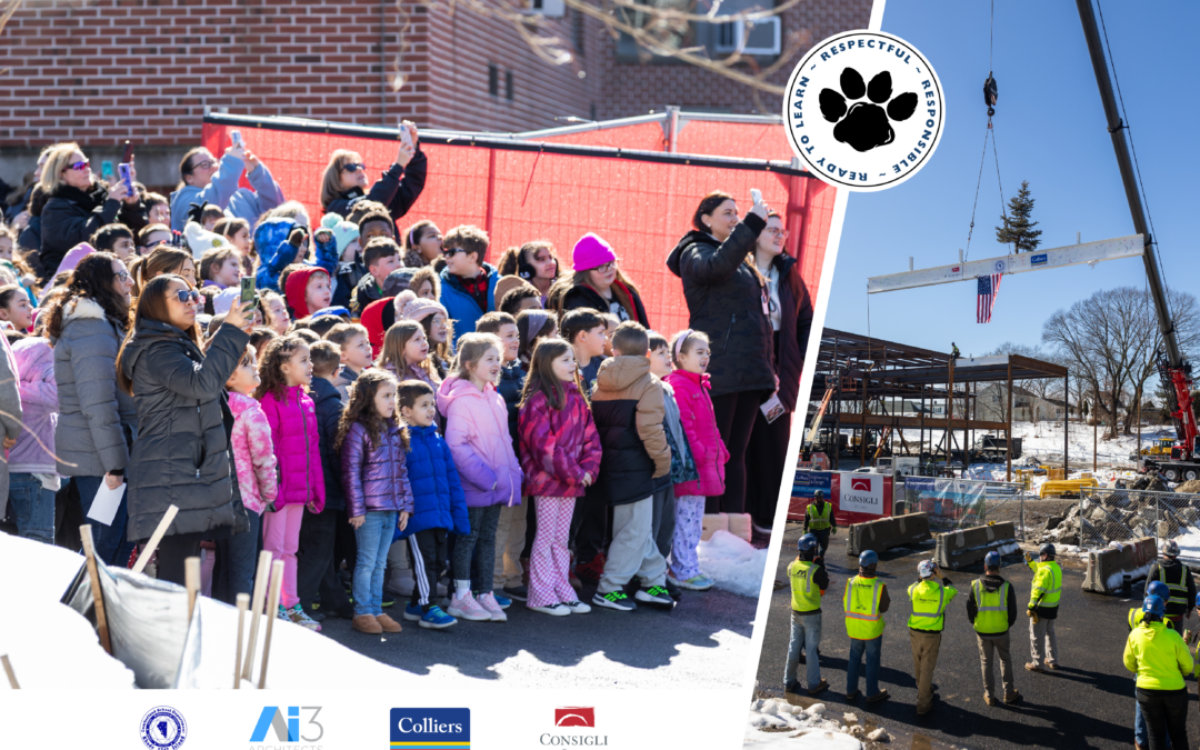 BF Norton Elementary School topping off ceremony